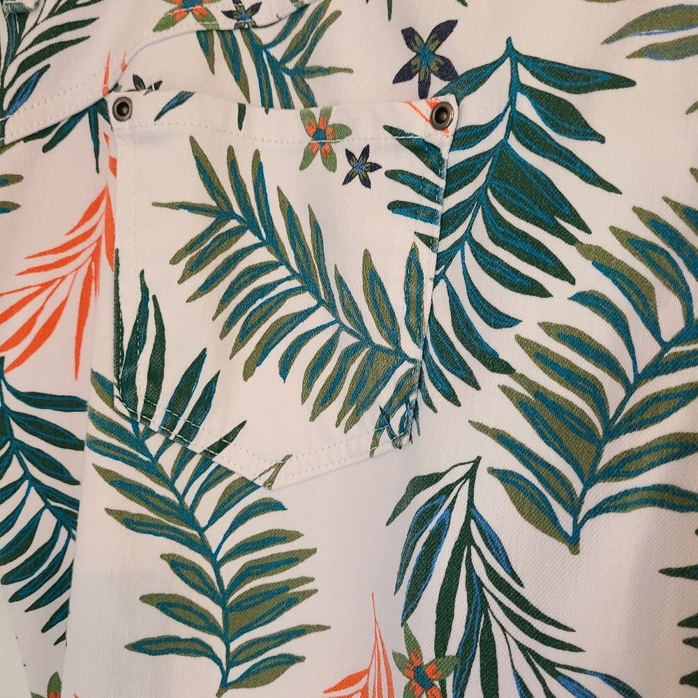 Terra & Sky Woman's Capri's, Size: 4x, Color: Whi… - image 7